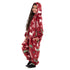 Snuggs Kids Blanket Onesie Red Christmas Deer
